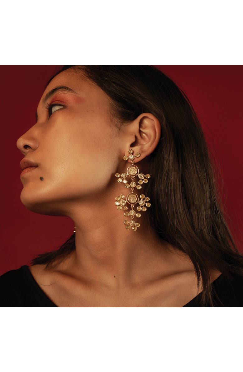 Dhwani Bhansal INKA MAXI CHANDELIERS, Alternate, color, Gold Plated