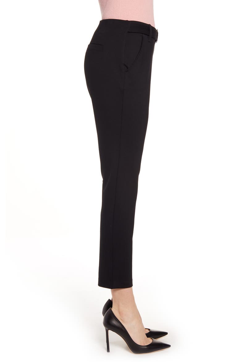 Ab-Solution High Waist Crop Pants (Nordstrom Exclusive), Alternate, color, BLACK