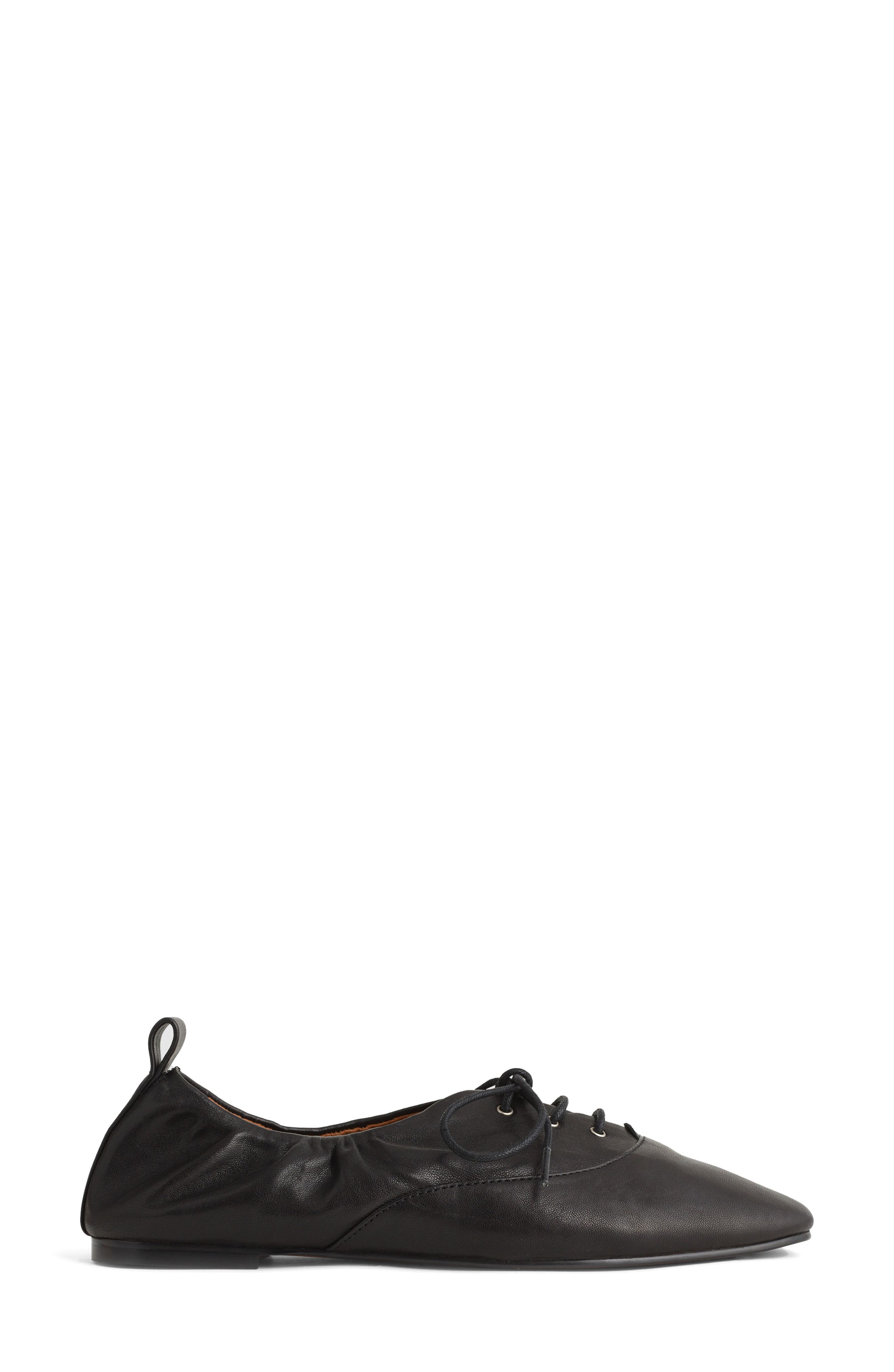 Greta Lace Up Oxford, Main, color, TRUE BLACK