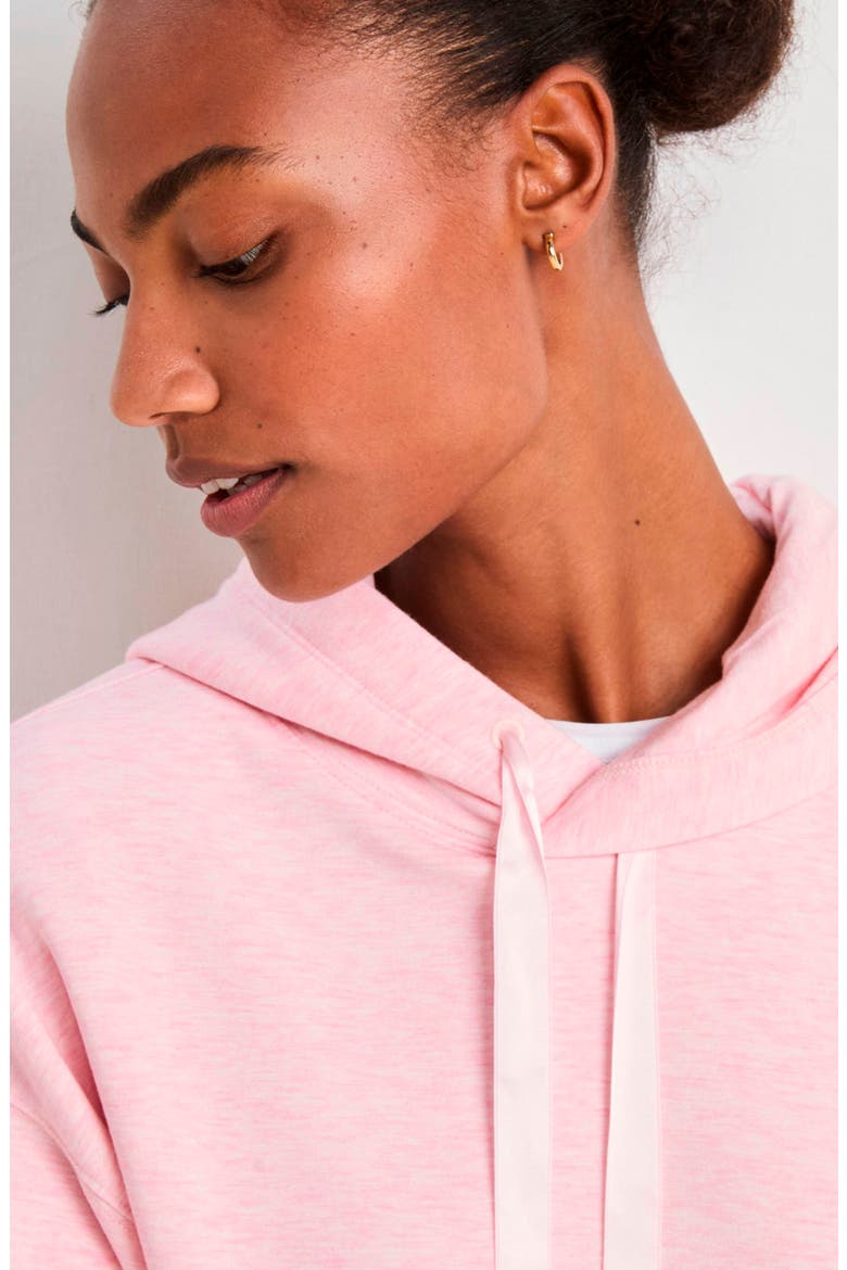 Dreamcloth Hoodie, Alternate, color, FLAMINGO HEATHER