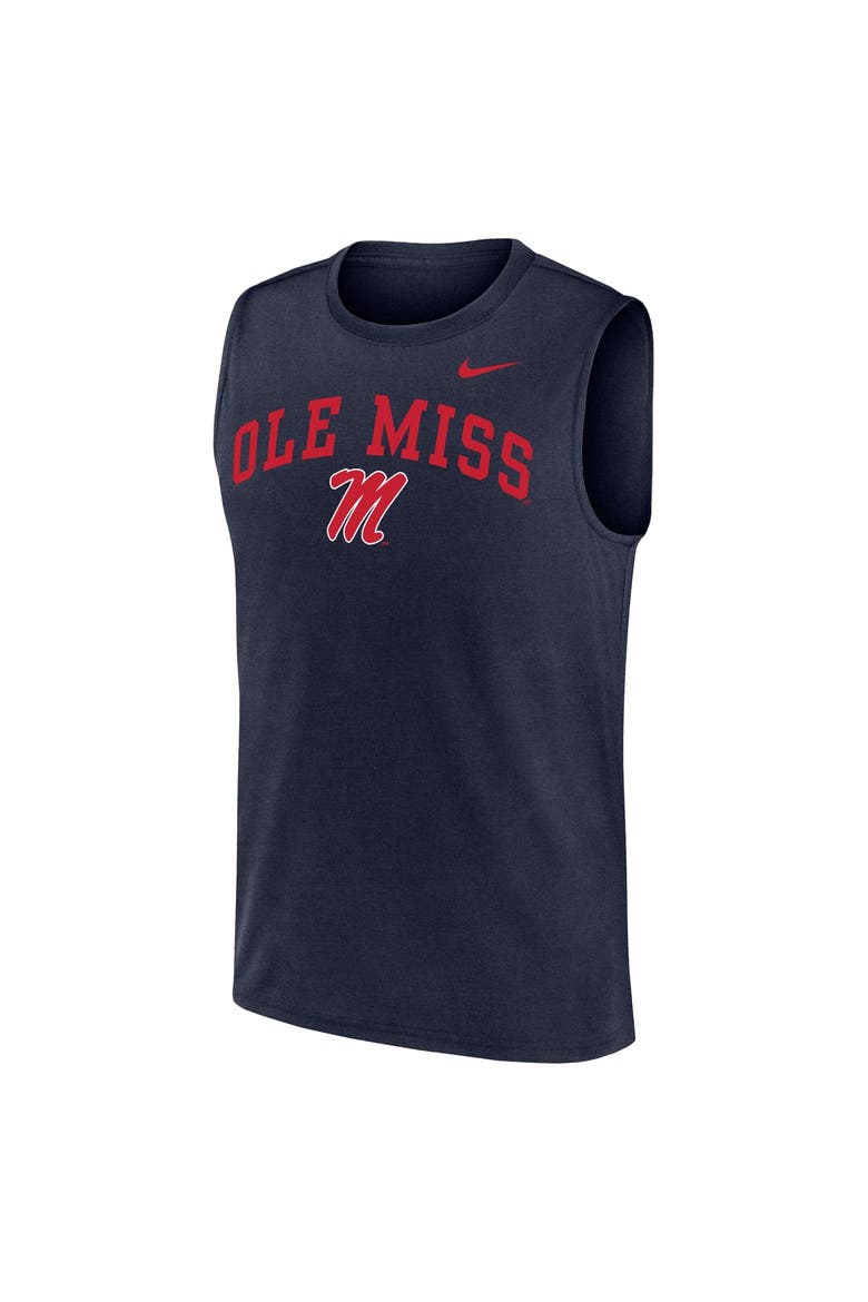 Men's Nike  Navy Ole Miss Rebels Legend Dri-FIT Tank Top, Alternate, color, Navy