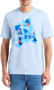 Robert Graham Diamond Skull Graphic T-Shirt