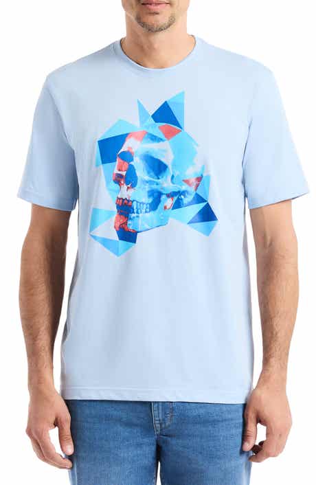 Robert Graham Diamond Skull Graphic T-Shirt