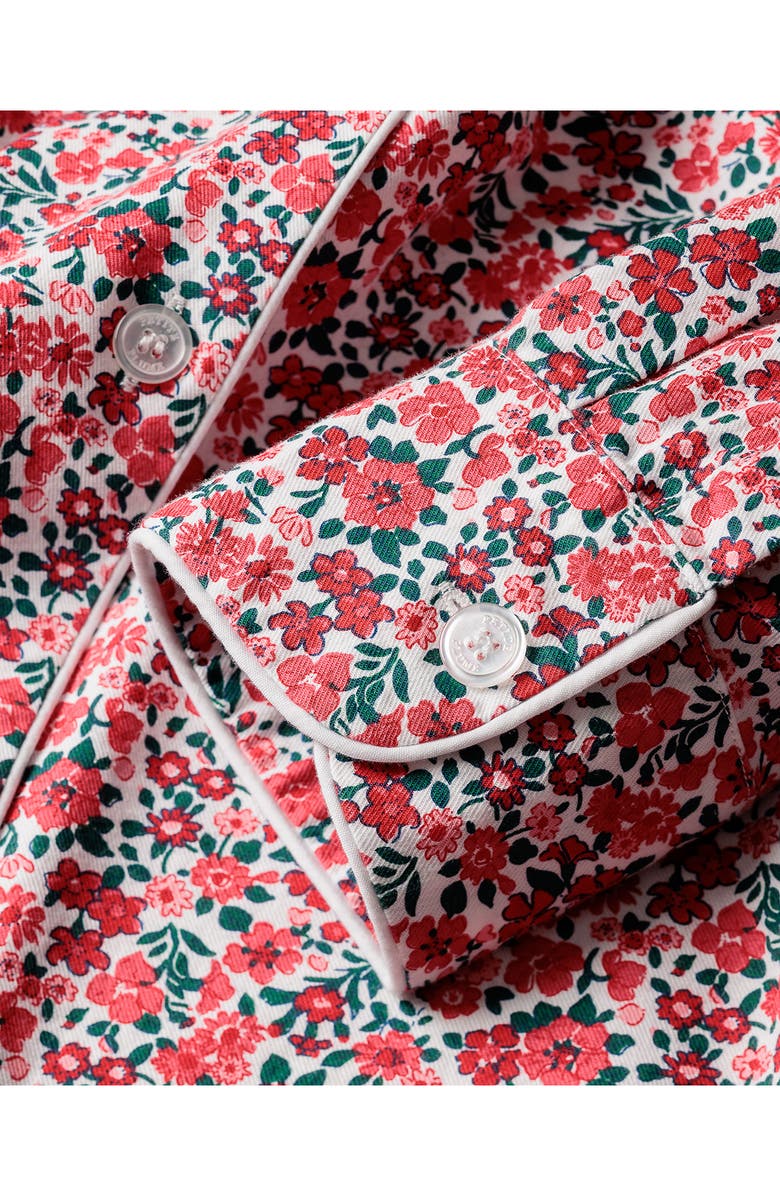 Petite Plume Fleurs des Bois Cotton Pajamas, Alternate, color, 