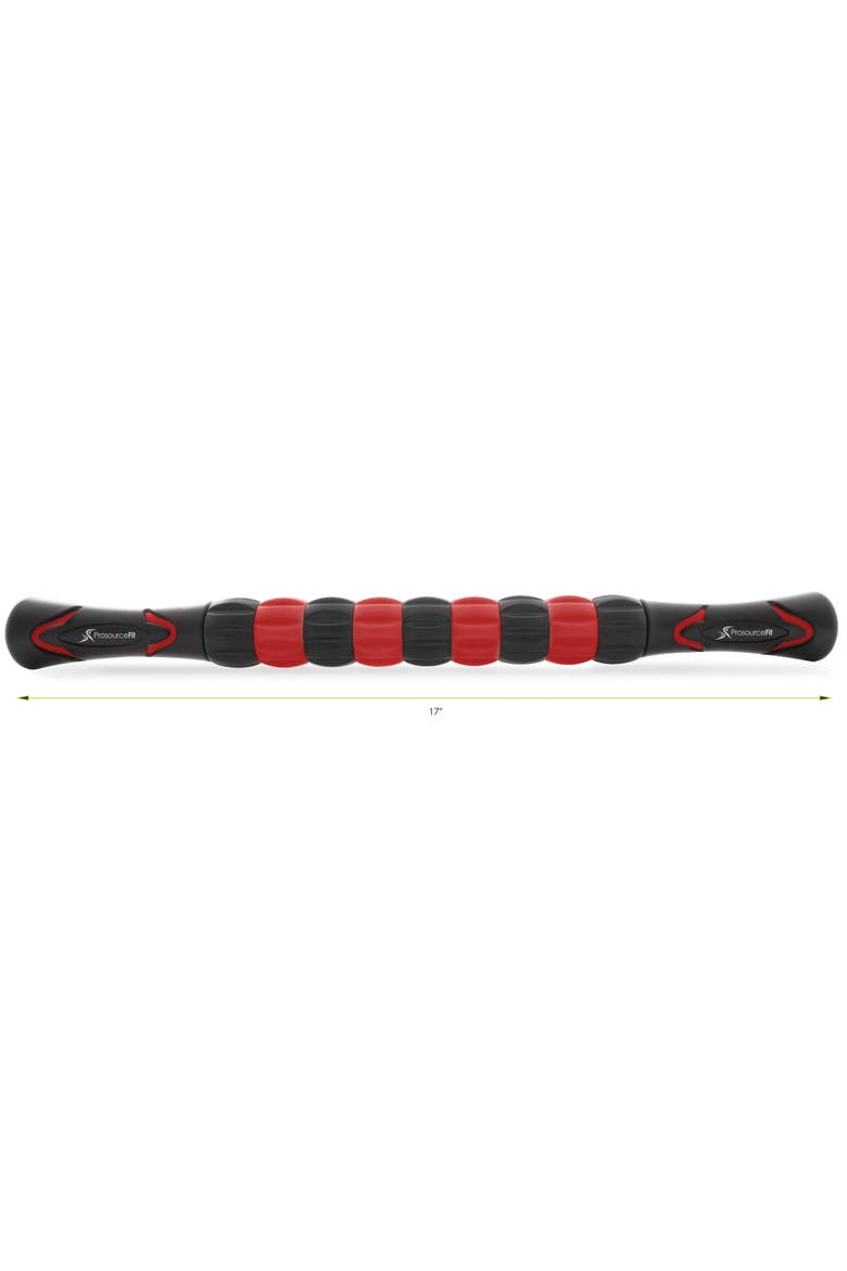 Massage Stick Roller, Alternate, color, Black/Red