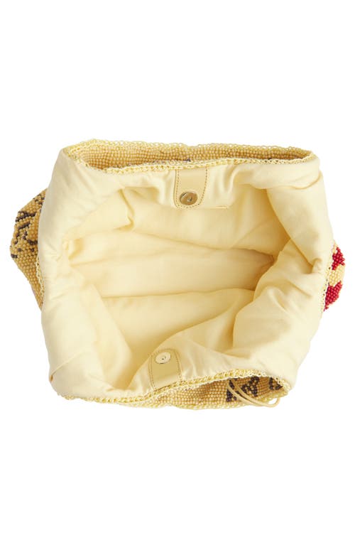 Jw Anderson Mini Beaded Shoulder Bag In Multi