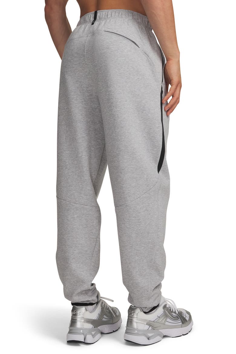 Unstoppable Fleece Joggers, Alternate, color, MOD GRAY LIGHT HEATHER/ BLACK