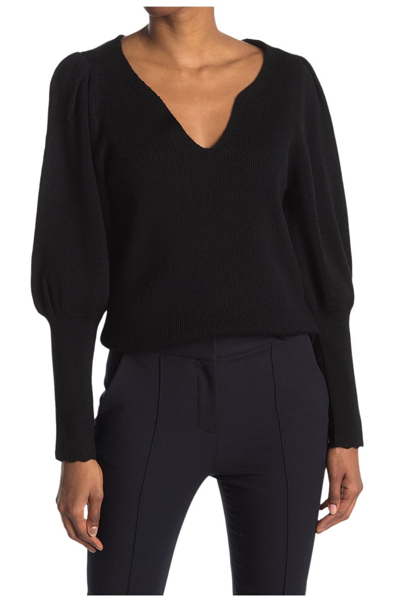 Rebecca Taylor Luxe Merino Wool Sweater, Main, color, 