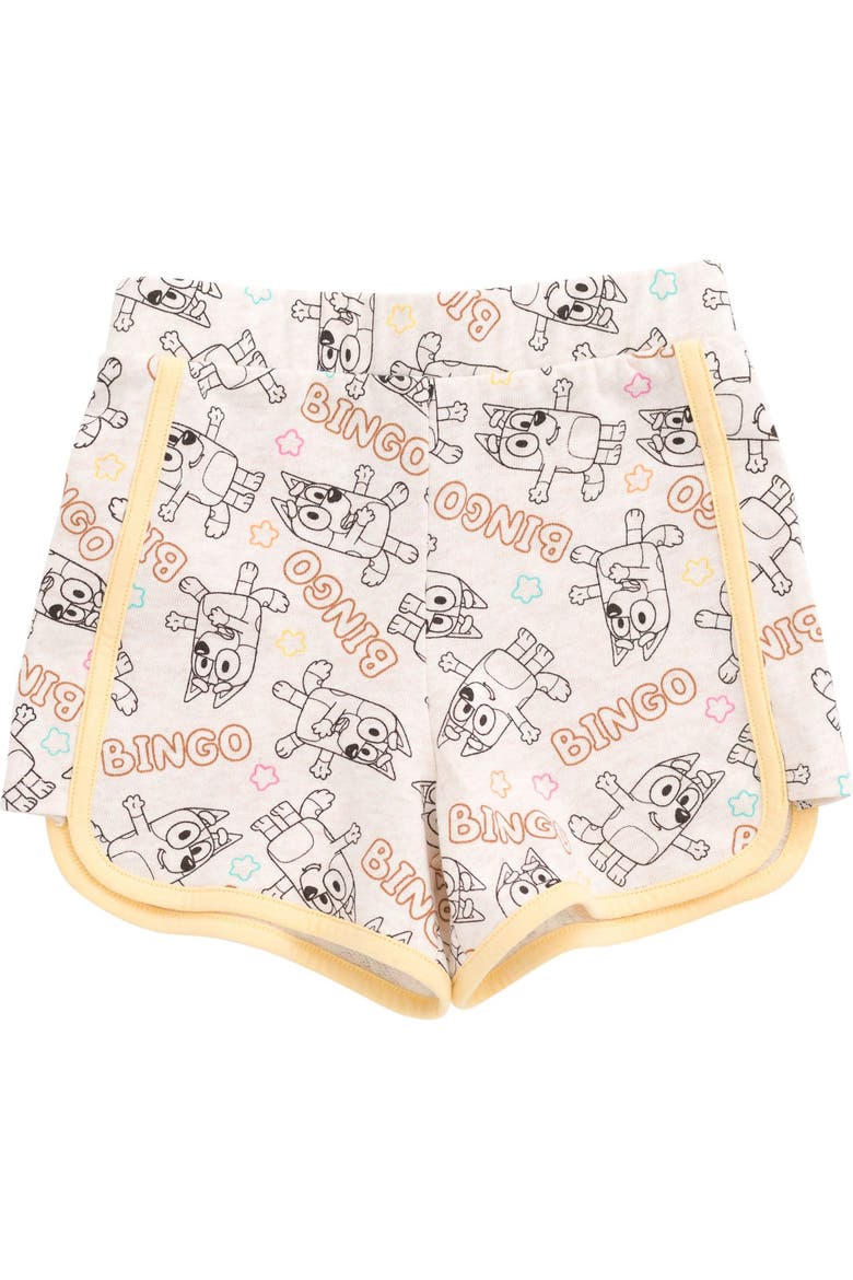 2-Piece Hooded Tank and Shorts Set, Alternate, color, Bingo Yellow Grey