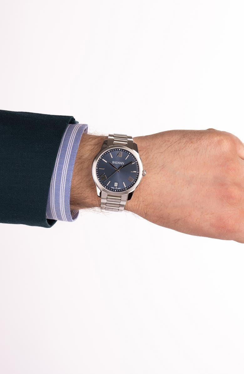 BALMAIN WATCHES Madrigal Bracelet Watch, 40mm, Alternate, color, Stainless Steel