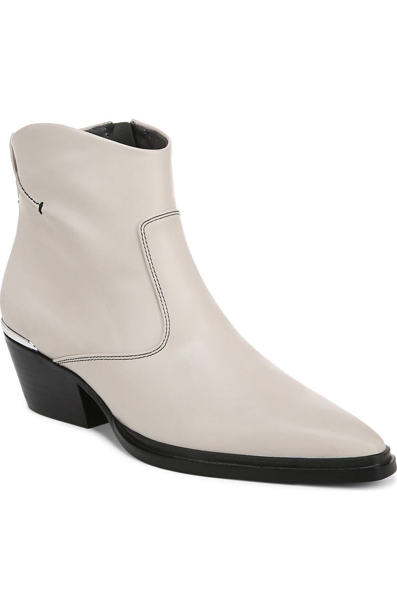 SARTO by Franco Sarto Blake Pointed Toe Bootie, Main, color, White