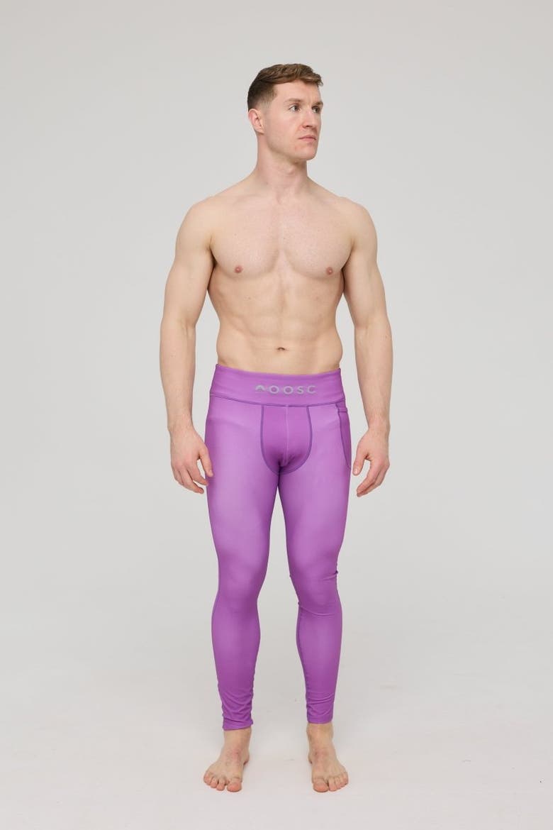 Elite Activewear Leggings - Purple, Alternate, color, Grey