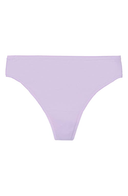 Natori Bliss Bare Cotton Hipster Briefs In Purple