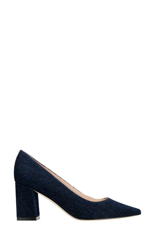 Marc Fisher Ltd Zala Block Heel Pump In Blue