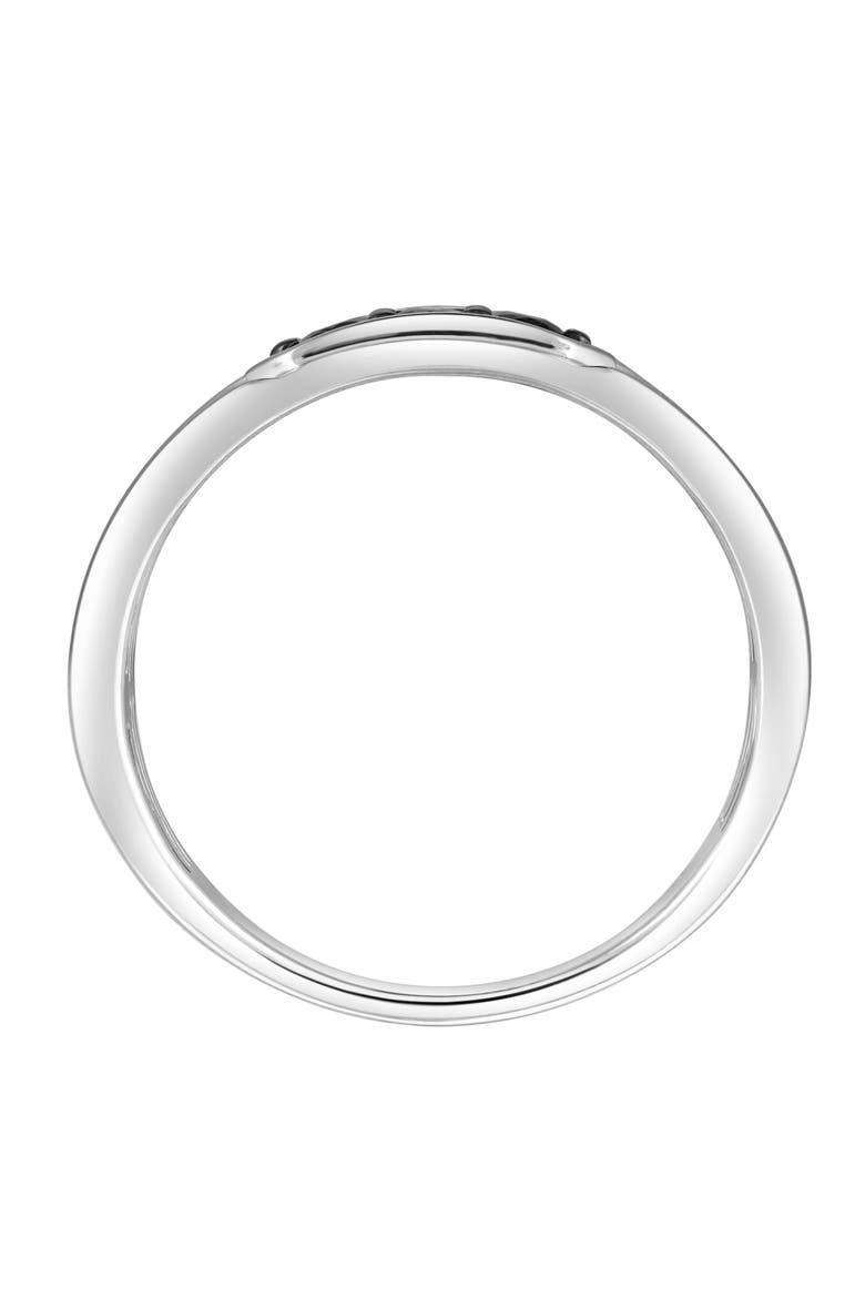 Ryu 0.2CT Black Spinel Ring 925 Silver, Alternate, color, Sterling Silver