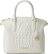 Brahmin Duxbury Croc Embossed Leather Satchel