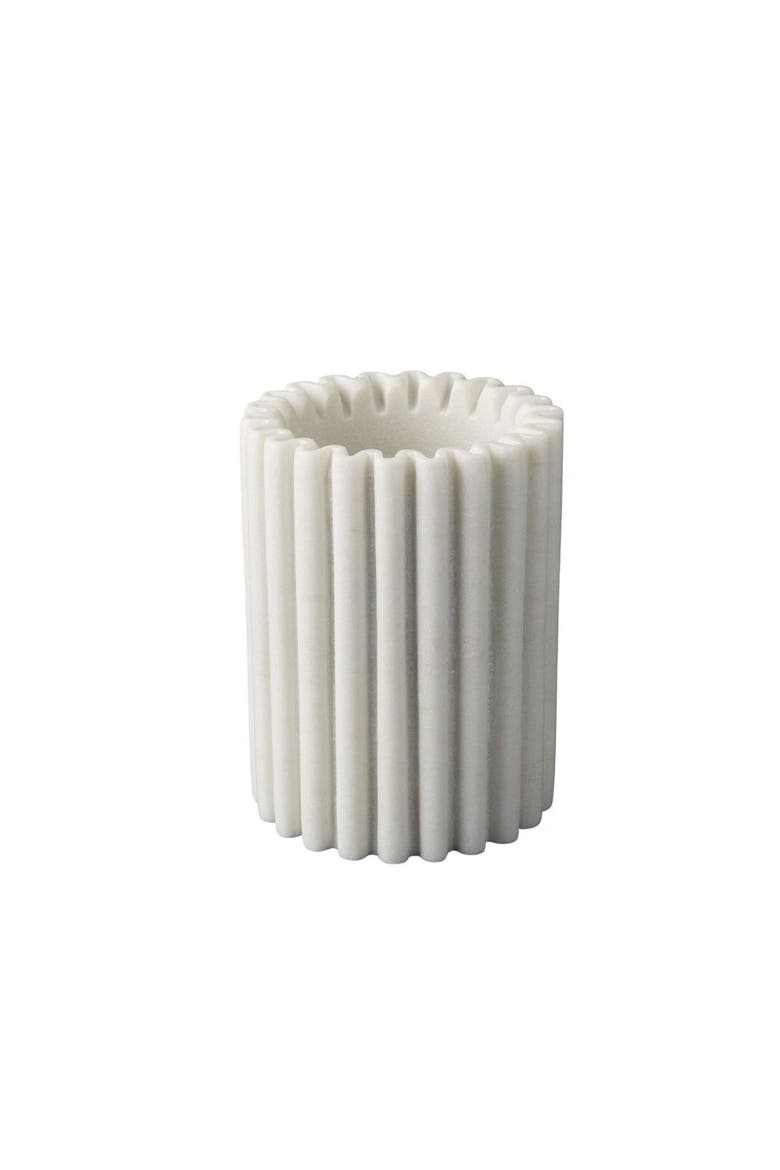Waterloo Marble Bottle Holder, Main, color, White