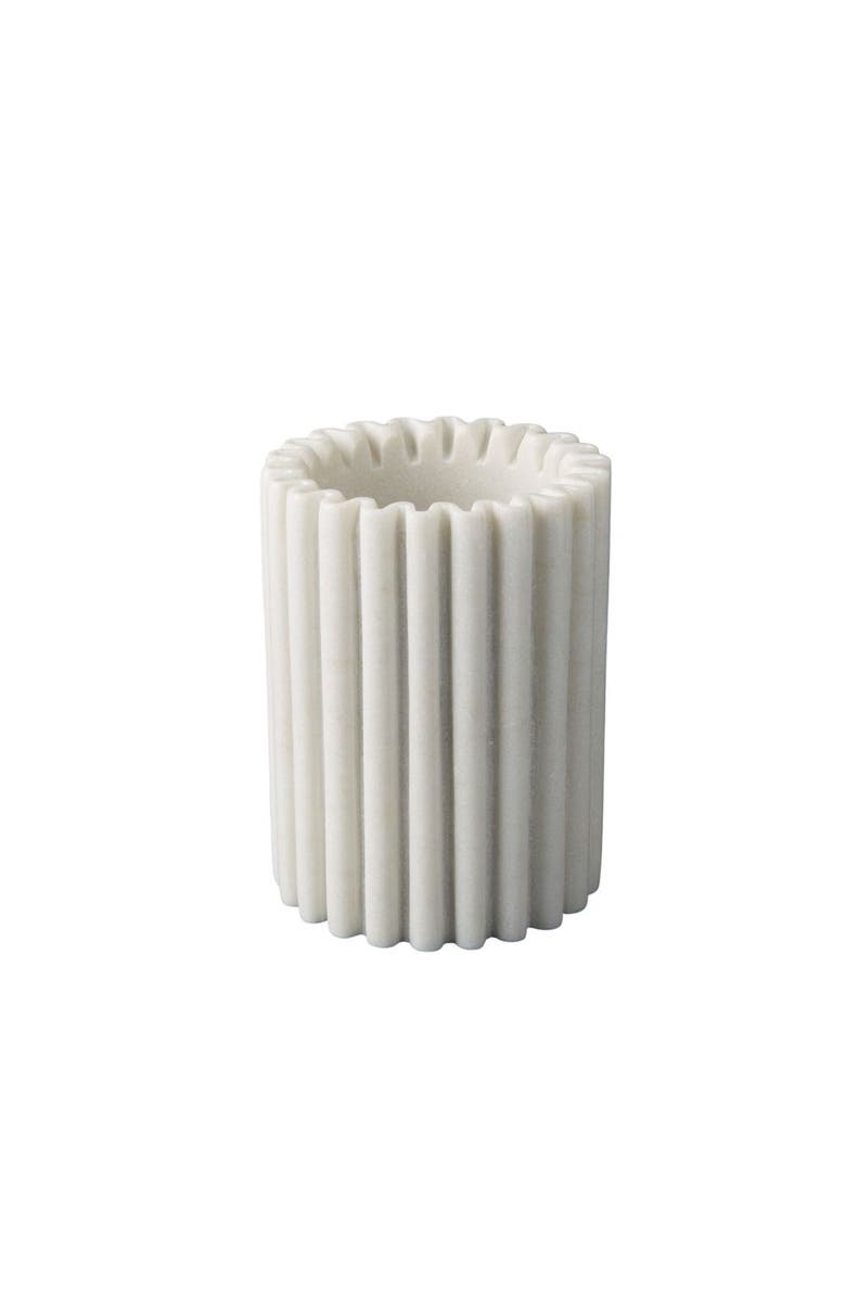 Be Home Waterloo Marble Bottle Holder, Main, color, White