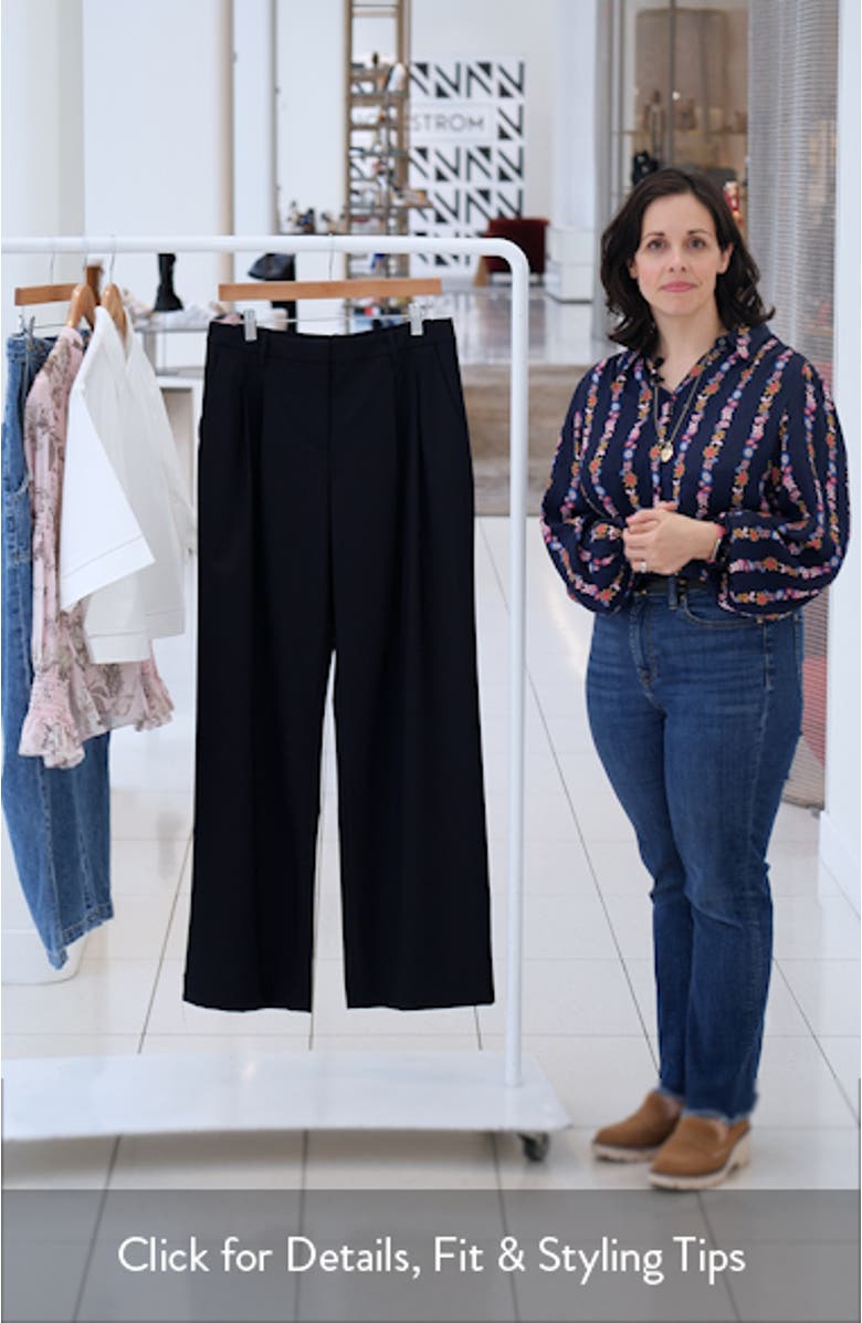 Sulli Pleated Wide Leg Pants, sales video thumbnail