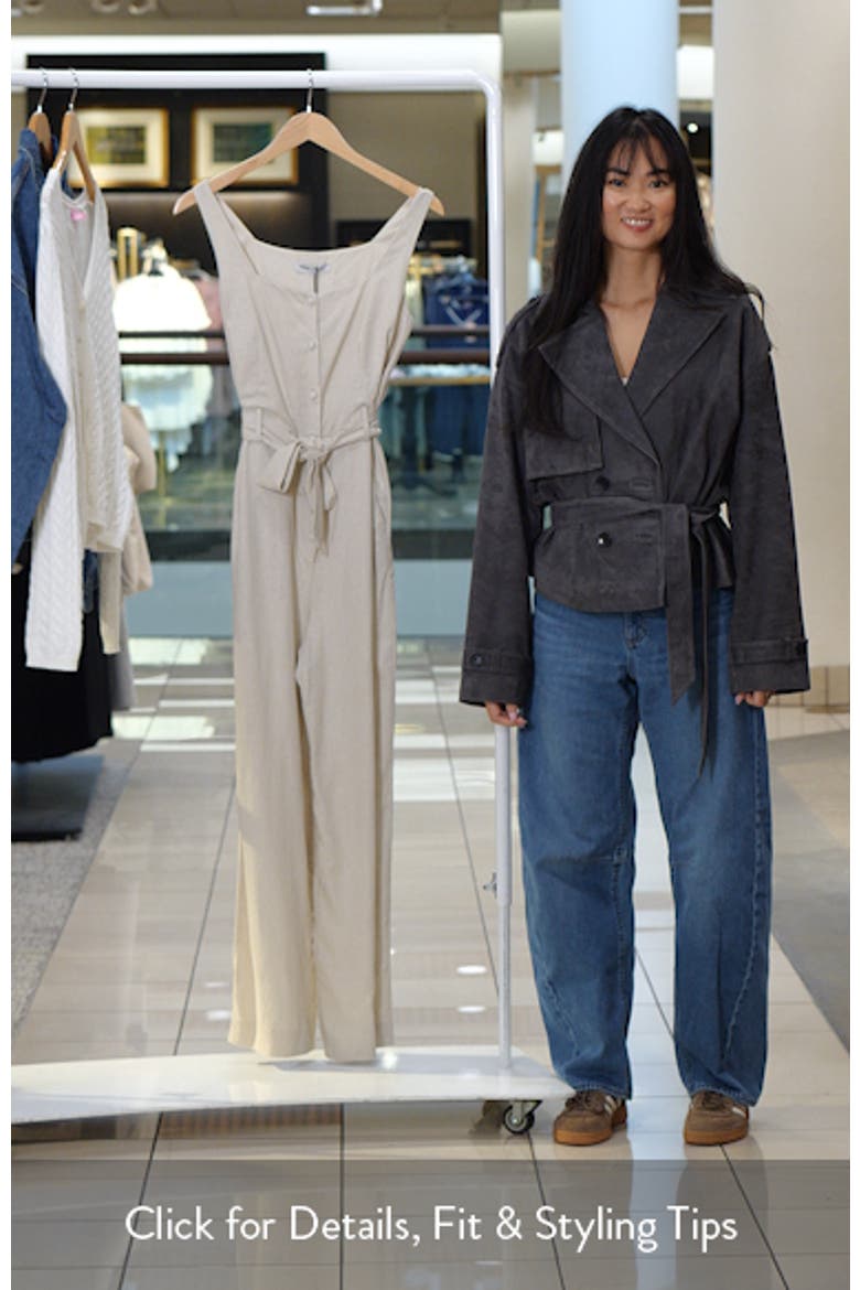 Sleeveless Linen Blend Jumpsuit video