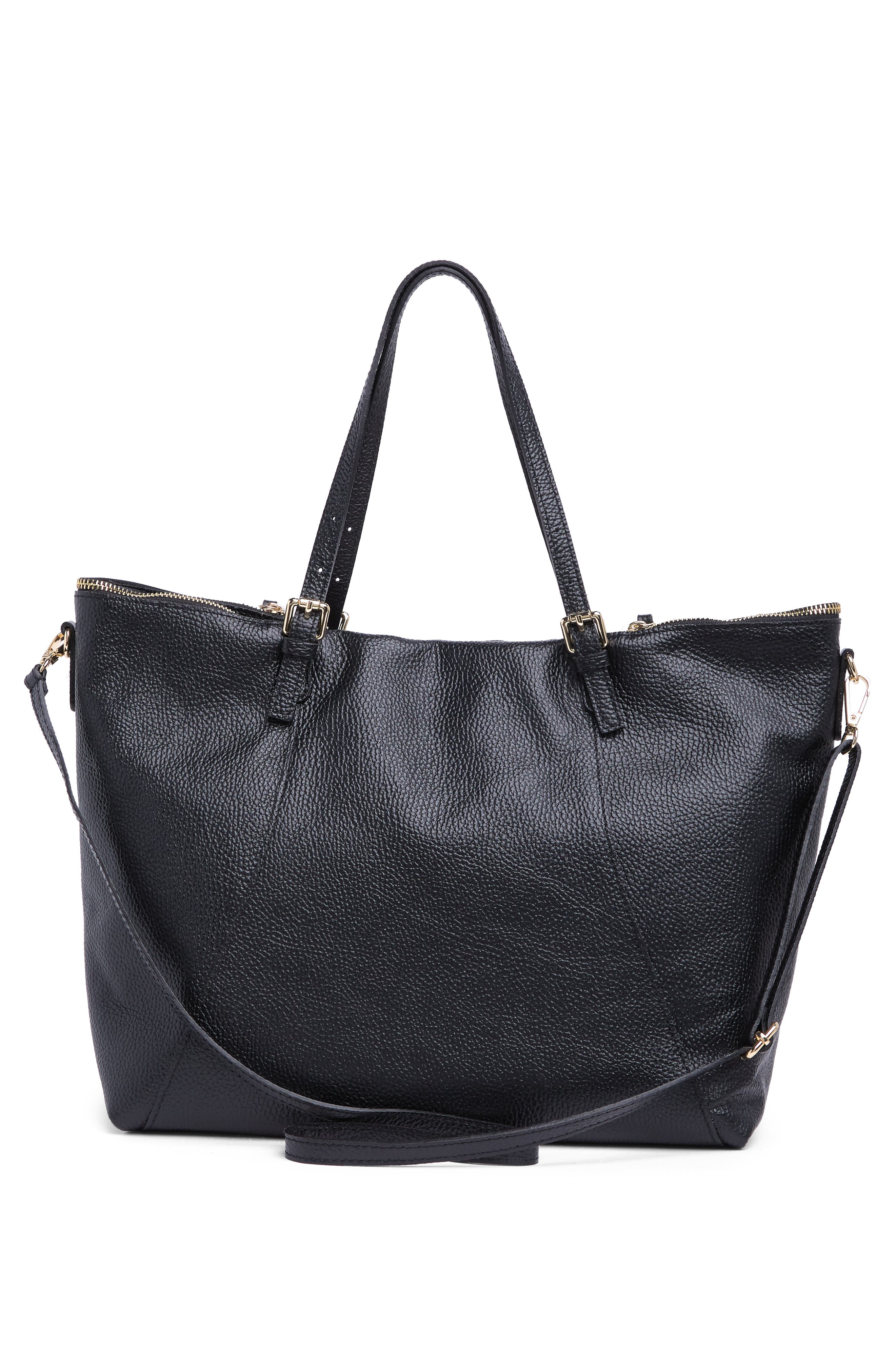 Persaman New York Georgette Leather Tote Bag, Alternate, color, 