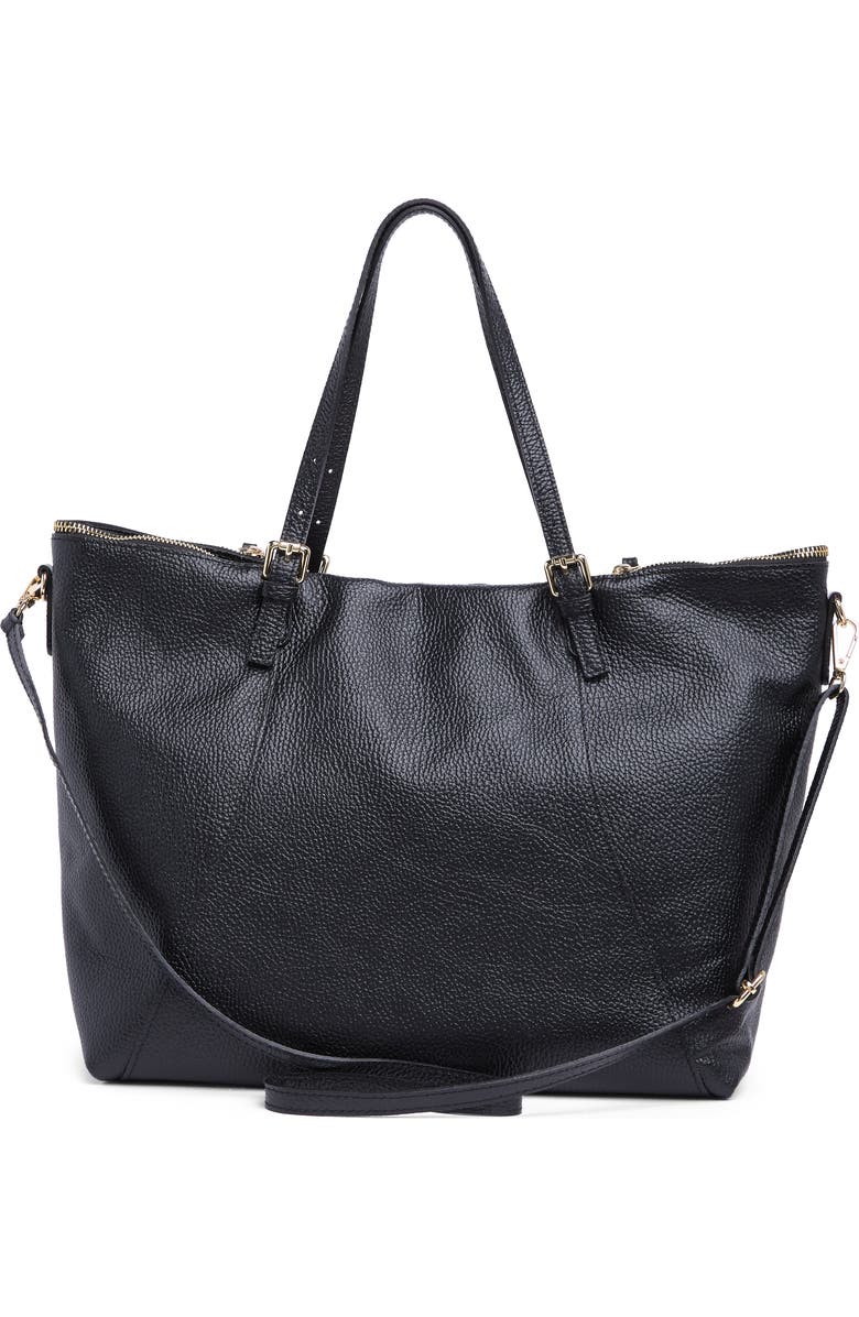 Persaman New York Georgette Leather Tote Bag, Alternate, color,