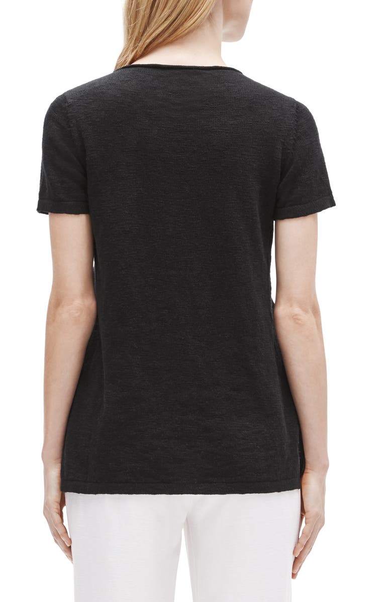 Eileen Fisher Organic Cotton & Linen Sweater, Alternate, color, 