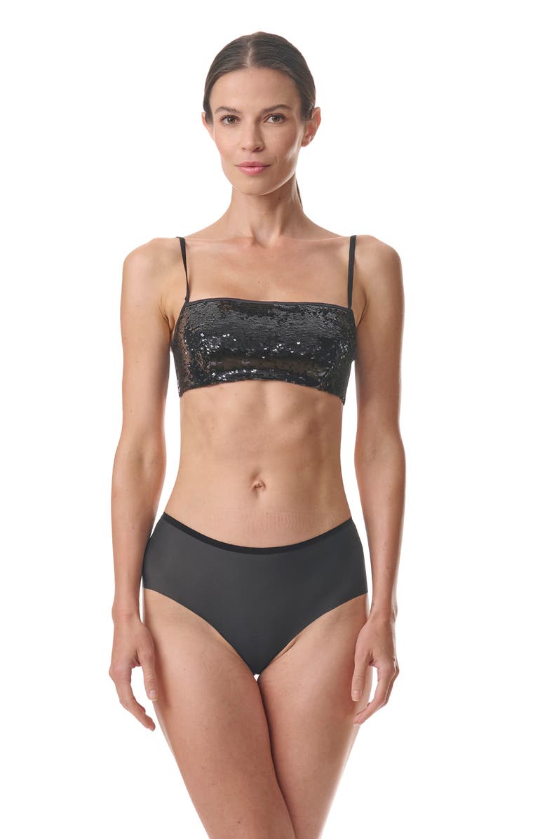 Wolford Sequin Underwire Bra, Alternate, color, 
