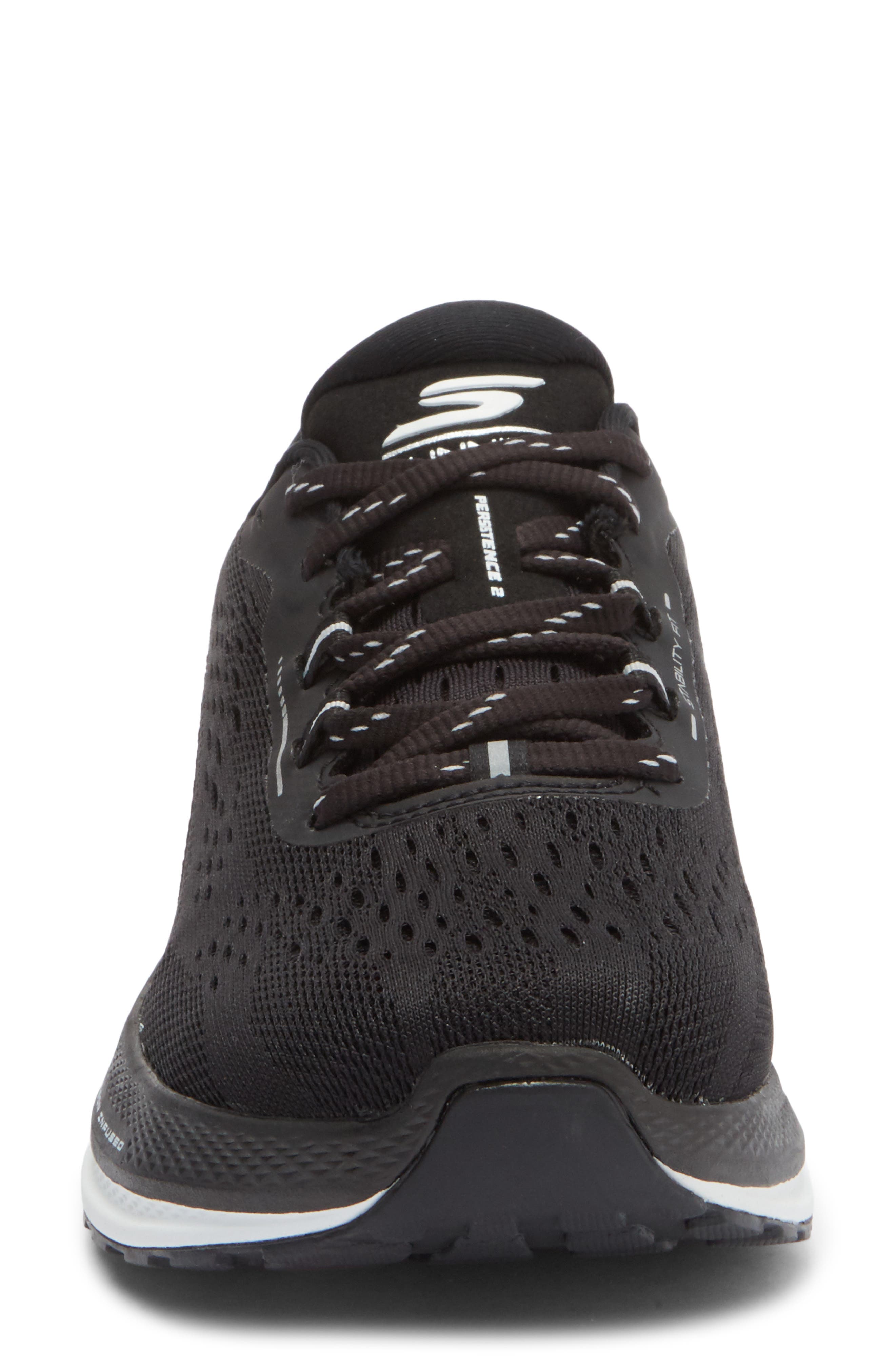 SKECHERS Go Run Persistence Running Shoe, Alternate, color, Black