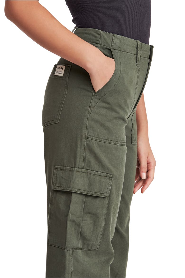 Twill Cargo Trousers, Alternate, color, KHAKI