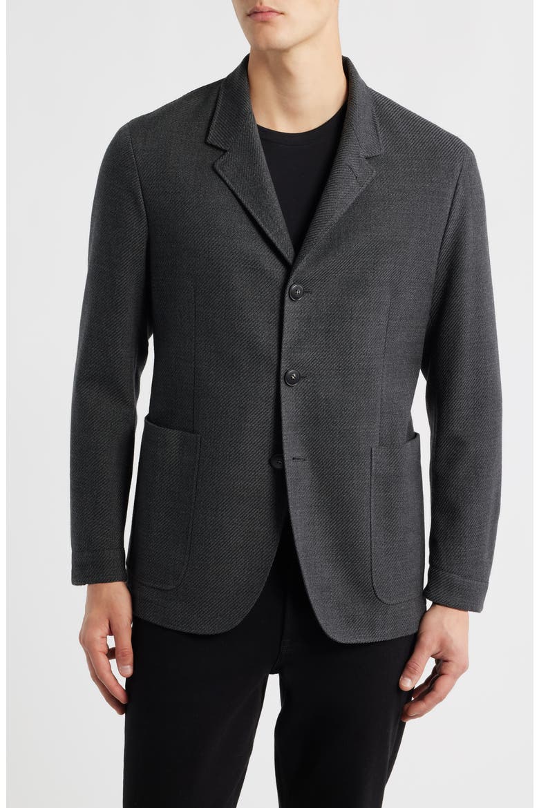 Nuvola Regular Fit Wool Blend Sport Coat, Alternate, color, CHARCOAL