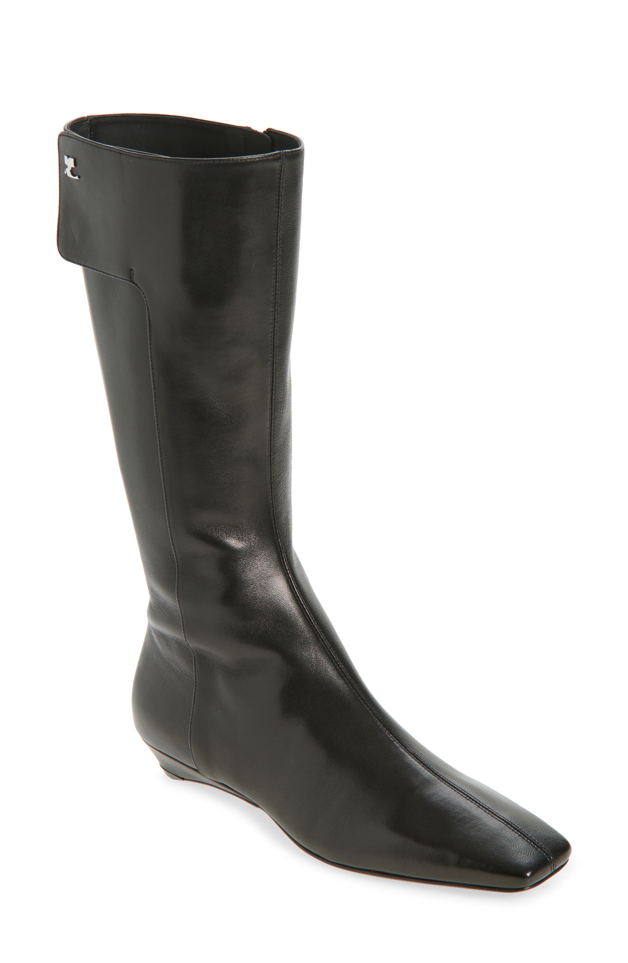 Courrèges Heritage Boot, Main, color, Black