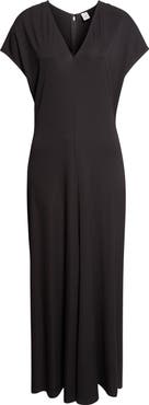 TOTEME V-Neck Jersey Maxi Dress