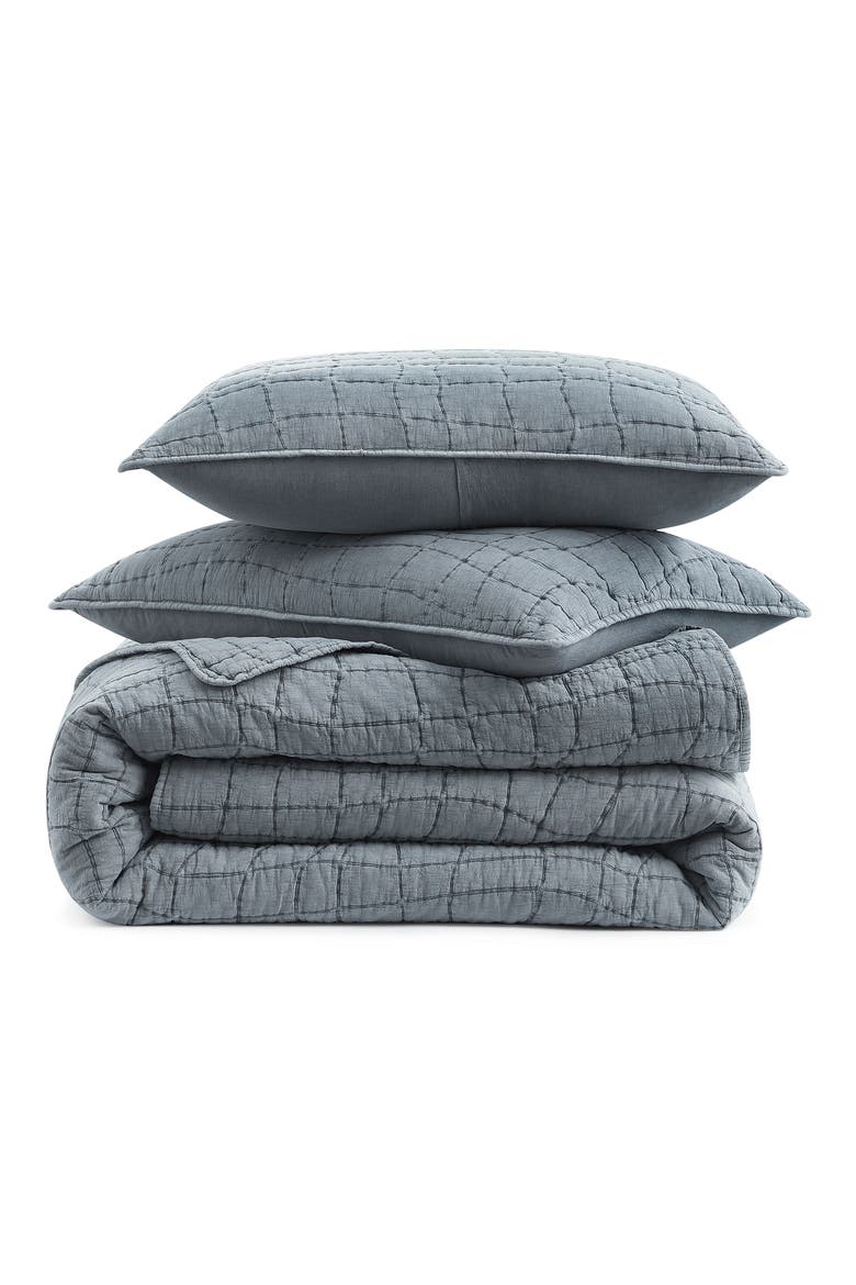 Allora Quilt & Shams Set, Main, color, CHAMBRAY