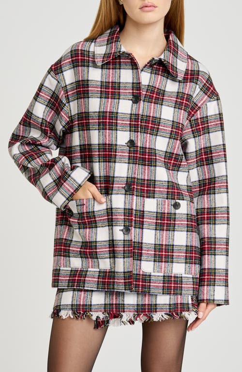 Wayf Morgan Plaid Jacket In Multi