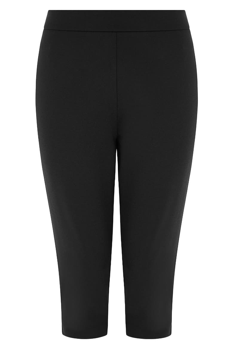 Savannah Capri Trousers, Alternate, color, BLACK