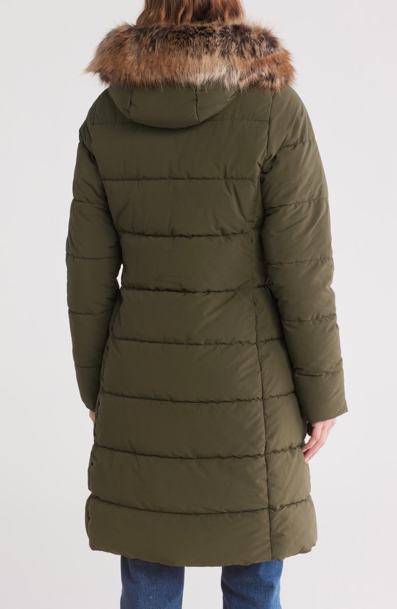 Barbour Grayling Quilted Coat with Faux Fur Trim, Alternate, color, 
