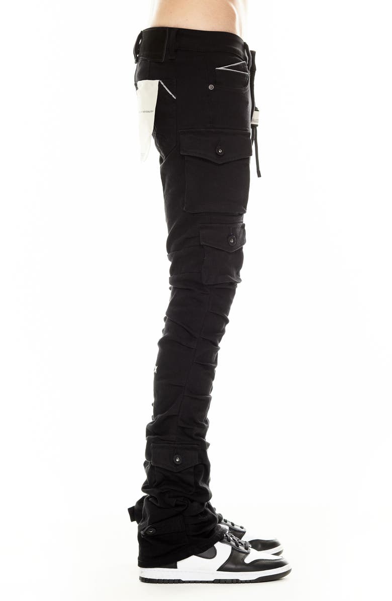 Cult of Individuality Hipster Nomad Stacked Bootcut Cargo Jeans, Alternate, color, 