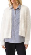Karen Kane Open Front Fuzzy Knit Cardigan
