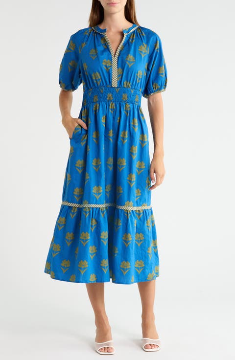 Jara Floral Cotton Dress