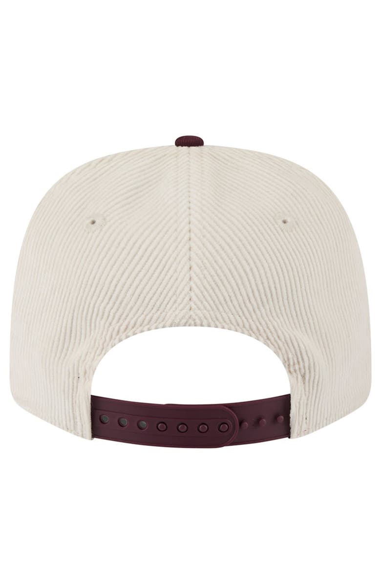 New Era Men's New Era Cream/Maroon Arizona State Sun Devils Loyal Corduroy 9SEVENTY Adjustable Hat, Alternate, color, Cream