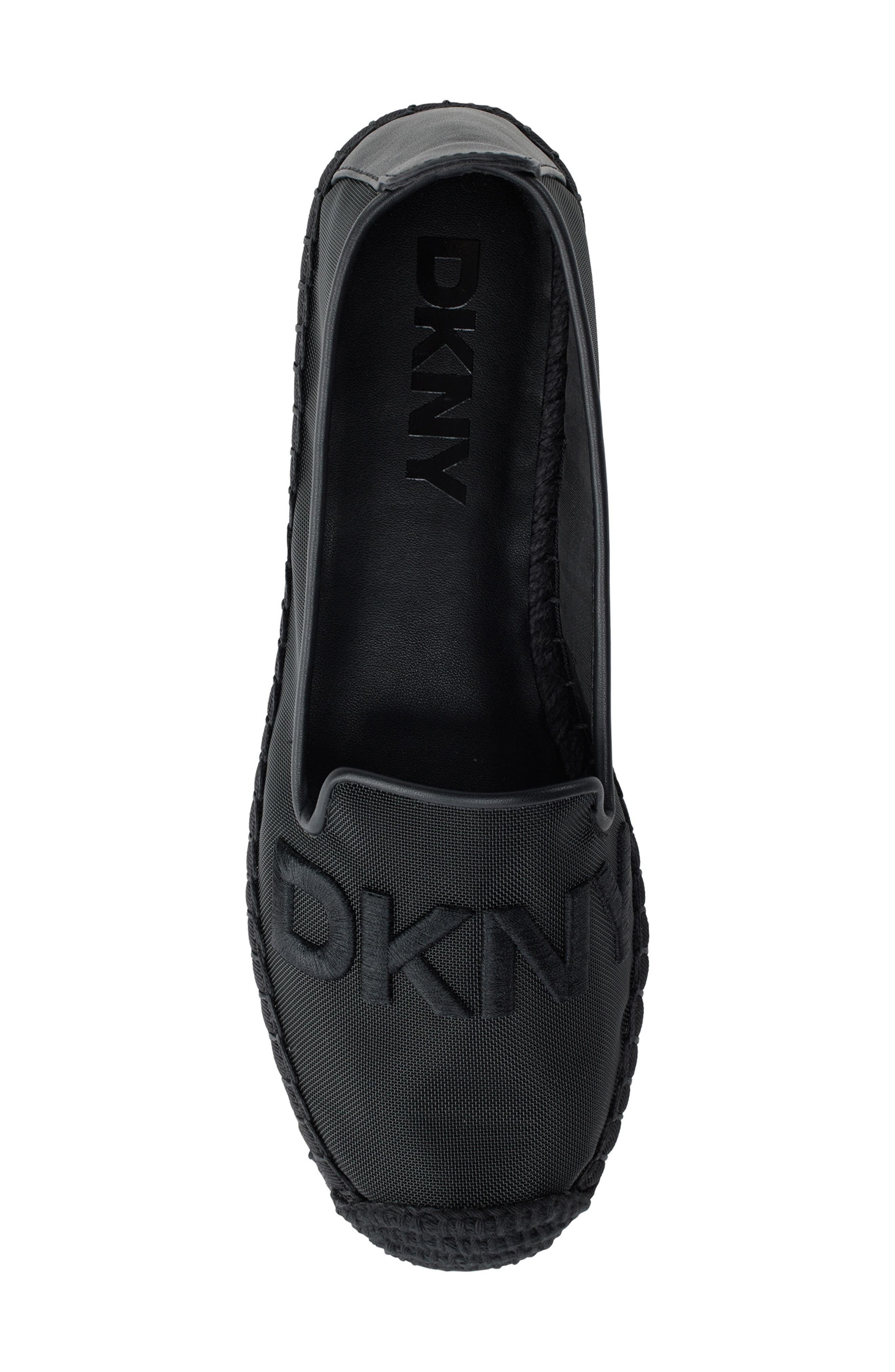 Mallandra Logo Espadrille, Alternate, color, BLACK