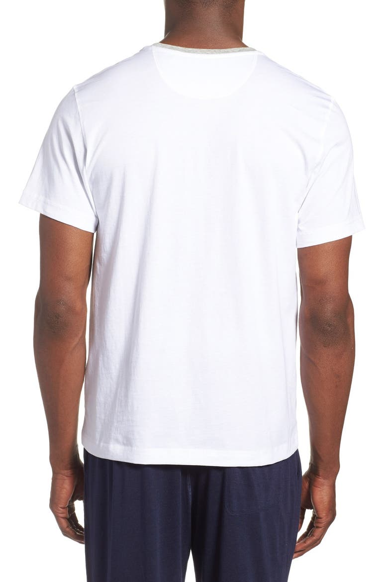 Crewneck Peruvian Pima Cotton T-Shirt, Alternate, color, WHITE
