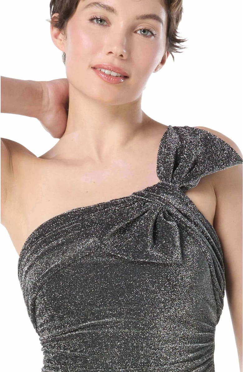 Carmen Marc Valvo Bow Underwire One Piece Swimsuit, Alternate, color, 