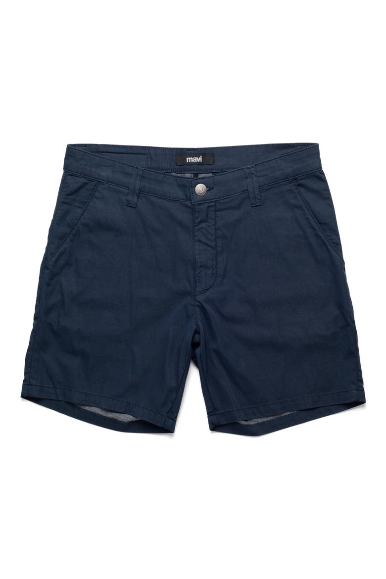 Nate City Smart Flat Front Stretch Twill Shorts, Alternate, color, NIGHT CITY SMART
