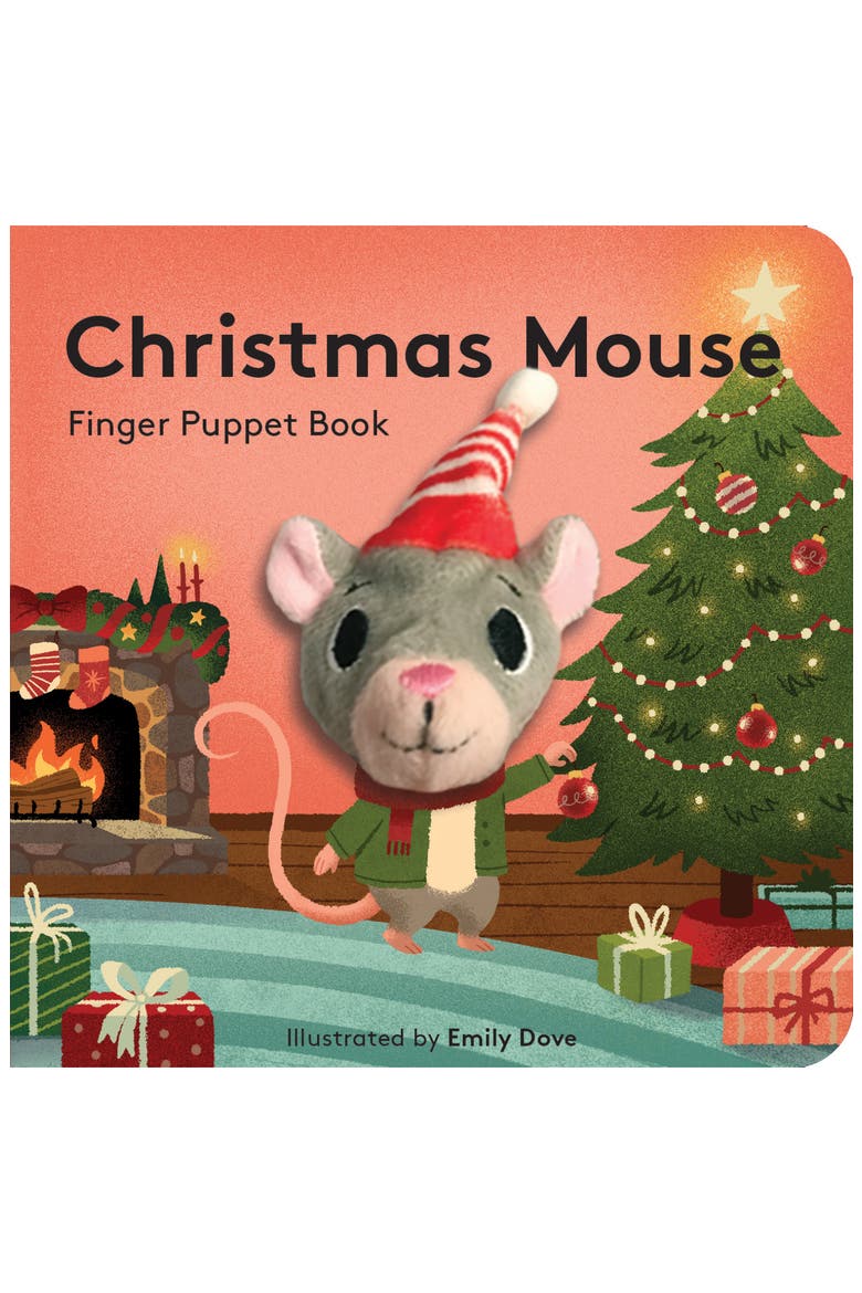 'Christmas Mouse' Finger Puppet Board Book, Main, color, CHRISTMAS MOUSE