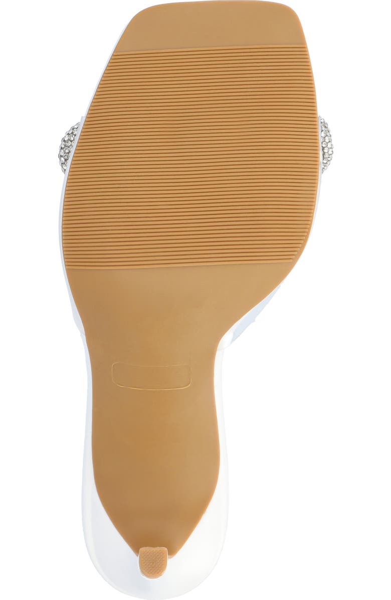 Journee Collection Fenella Embellished Clear Strap Stiletto Sandal, Alternate, color, White