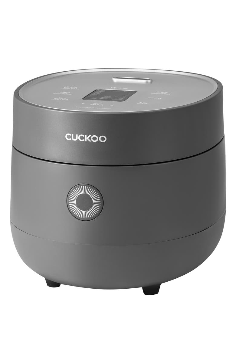 Cuckoo Micom 3-Cup Rice Cooker, Alternate, color, Matte Gray