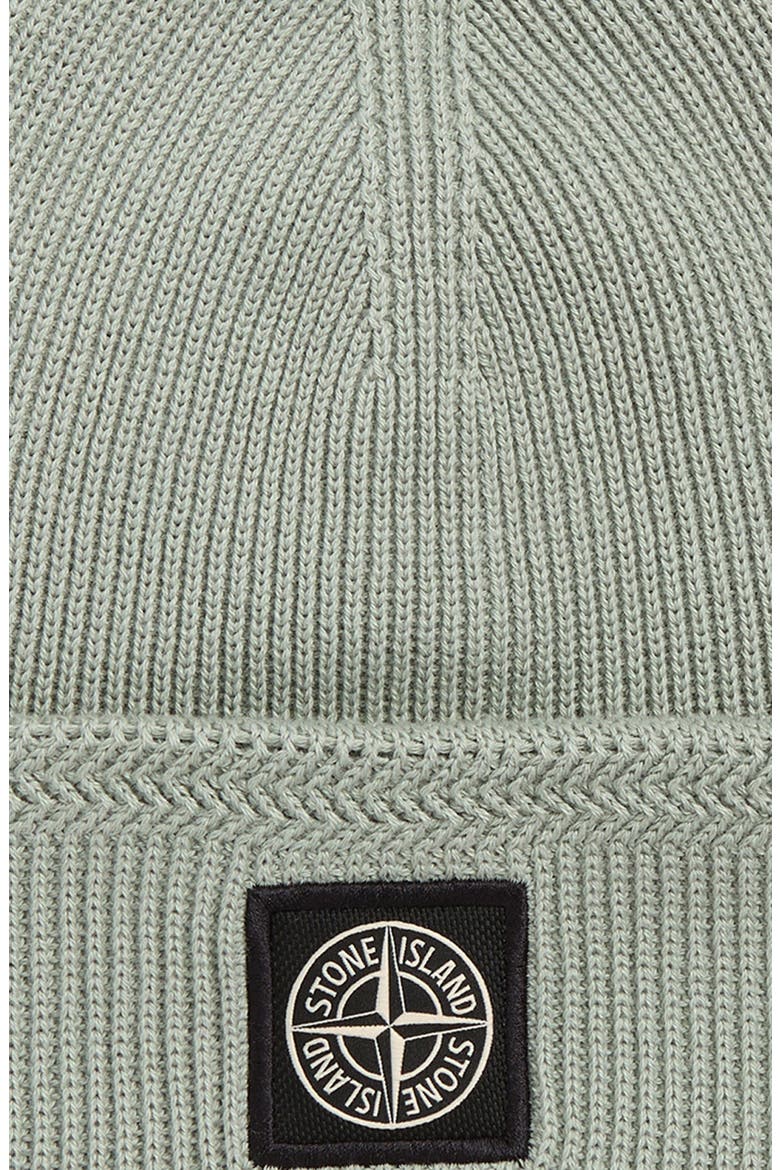 Compass Logo Patch Rib Beanie, Alternate, color, SAGE