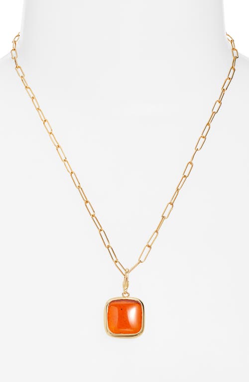 Soko Umbo Square Charm In Gold